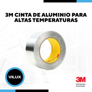 Cinta de aluminio para altas temperaturas 3M