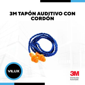 Tapón Auditivo con Cordón 3M